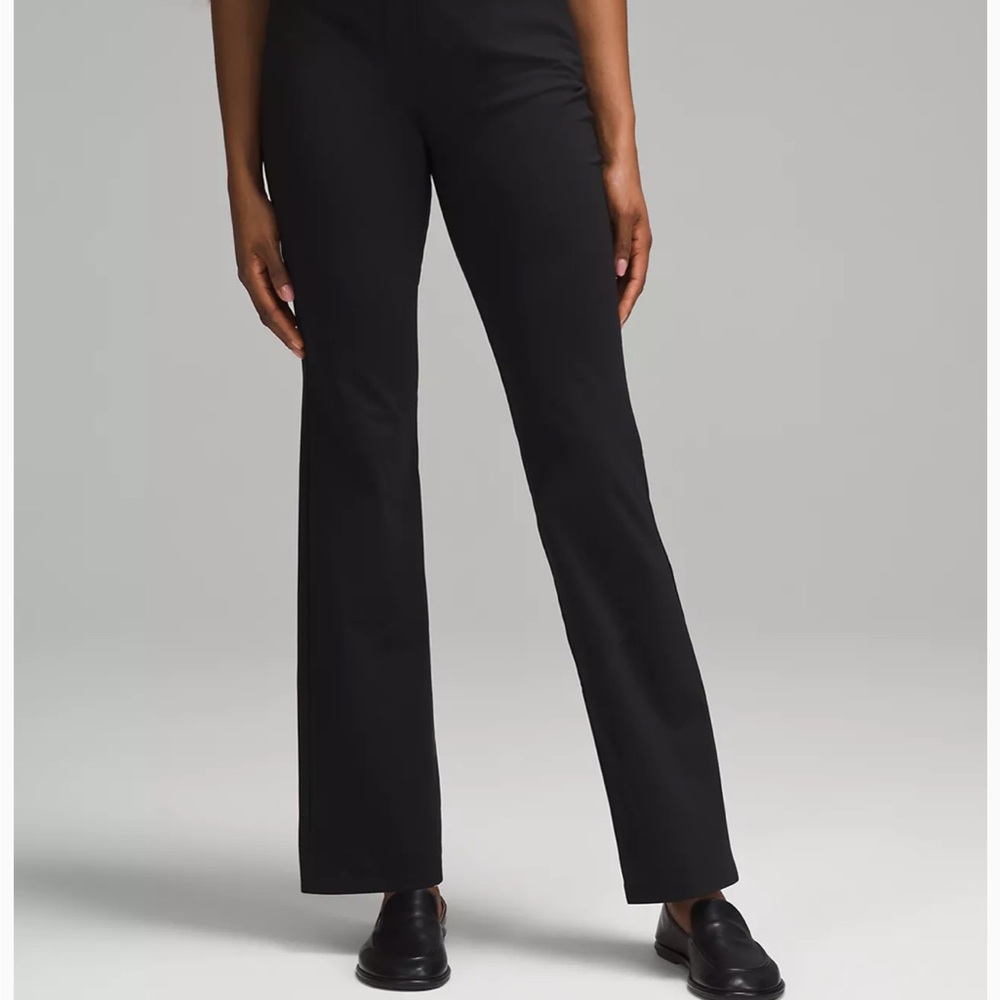 Lululemon Athletica Black Trousers Sleek Pull-On Design